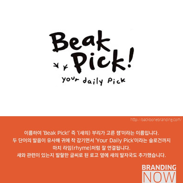 일러스트 패키지 디자인 Beak Pick!