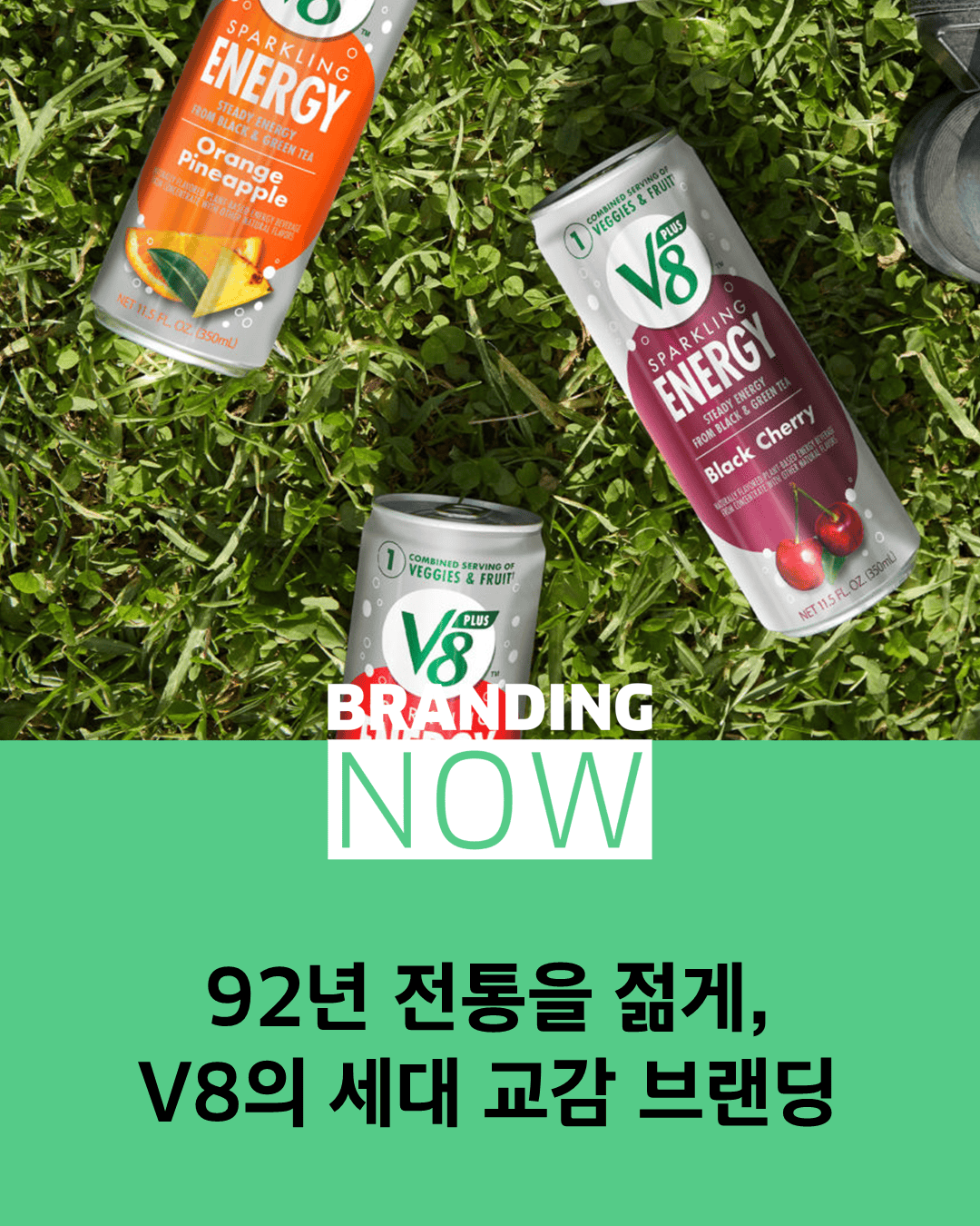 V8 야채주스 브랜딩